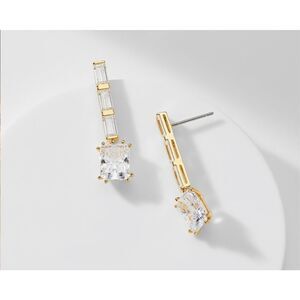 Nadri - Chateau Crystal Linear Drop Earrings